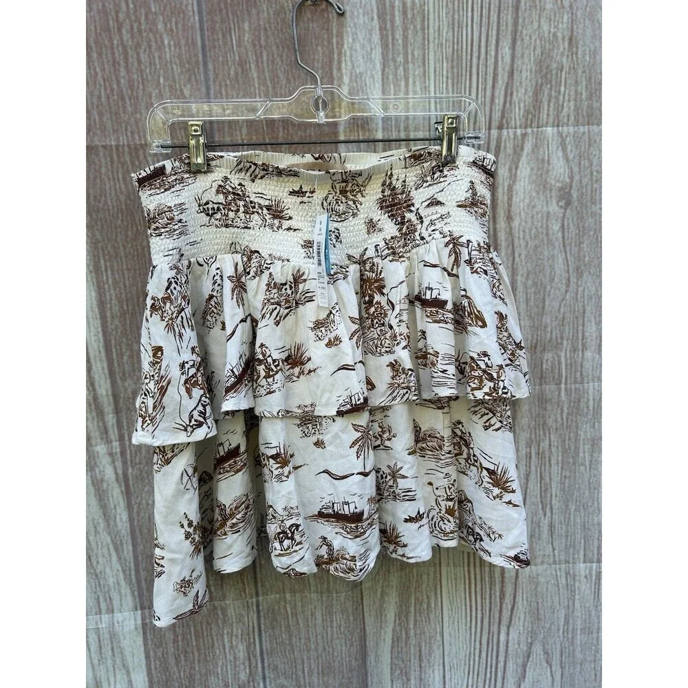 New Ariat x Western Aloha sz L Skirt Coastal Cowgirl Festival Rodeo Hawaiian